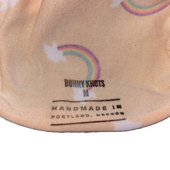 Bunny Knots Rainbow Headwrap Size M (1-4 years) - Picture 4 of 4